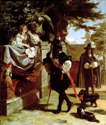 Karl II. (1630-85) und Nell Gwynne (1650-87)